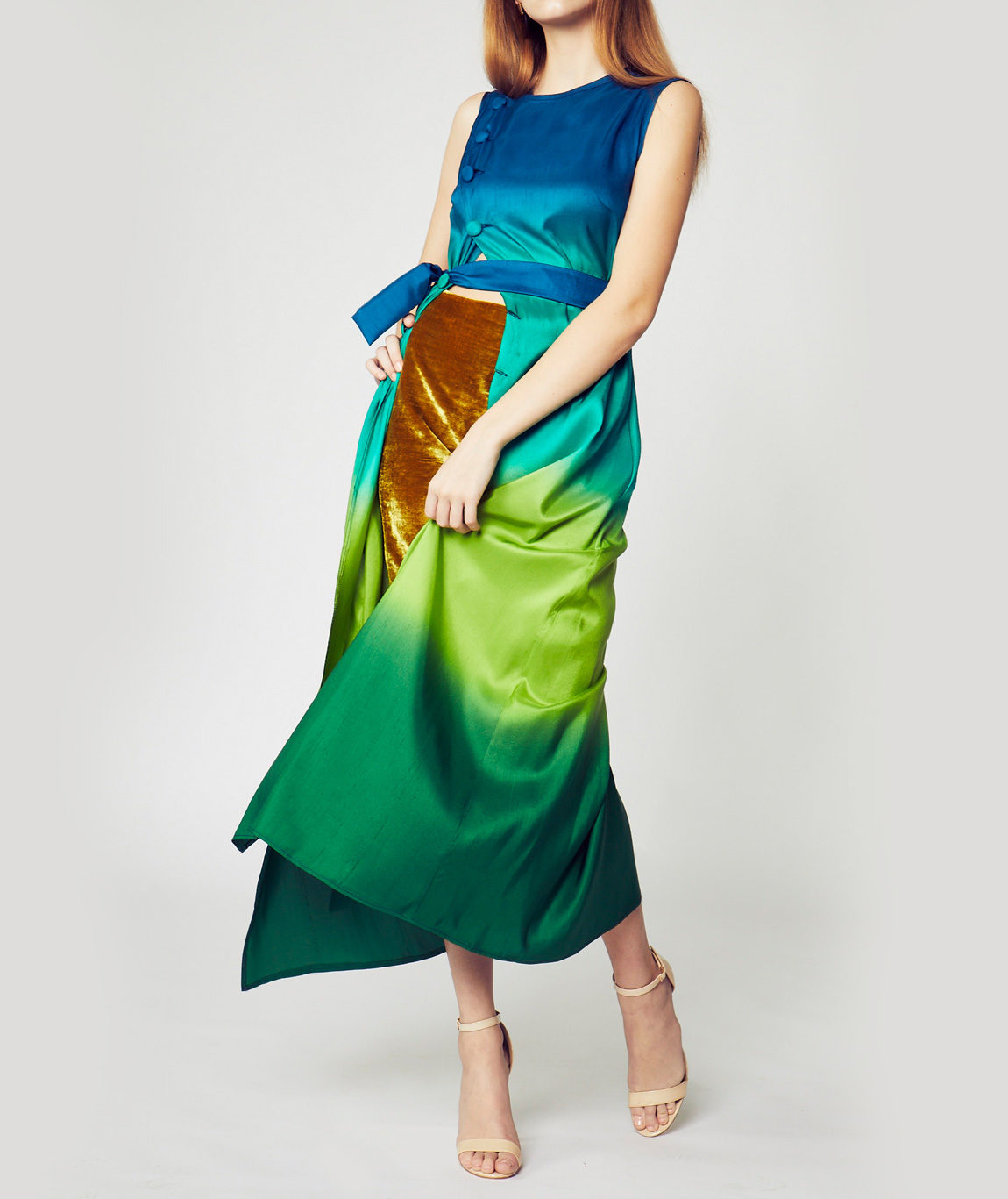 Convertible Ombre Tunic with Belt - Image 2