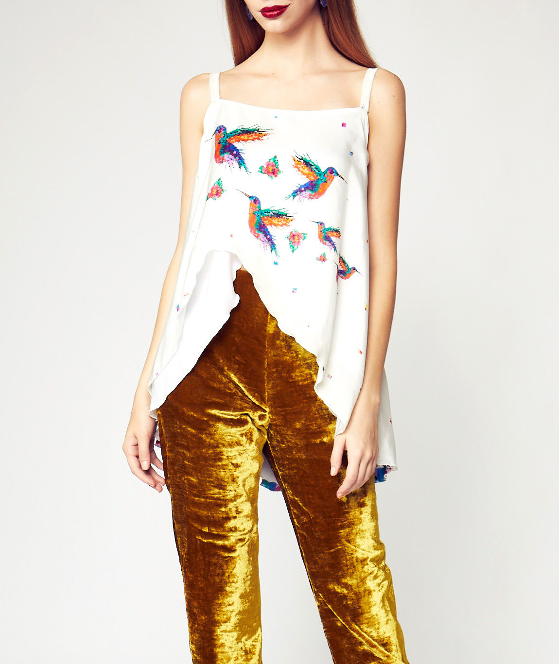 Gold Velvet Pant - Image 3